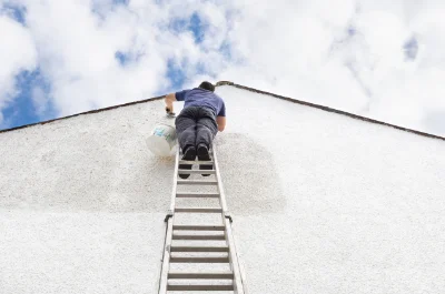 Peinture extérieure à Bertignolles — façades et ravalement